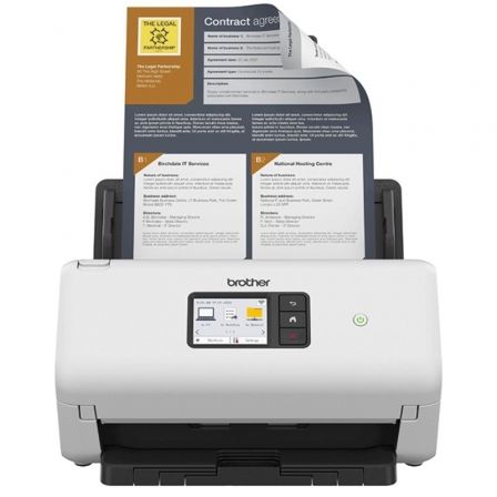 Brother ADS-4550W Escáner de Sobremesa con ADF y WiFi